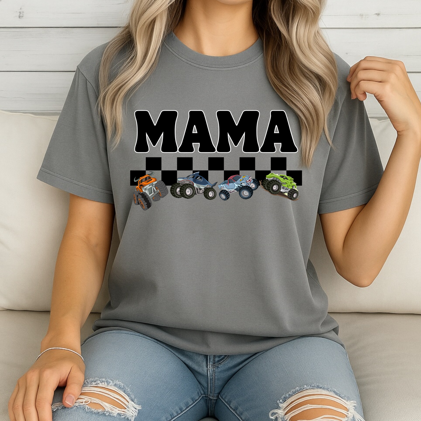 Mama Monster Truck Tee