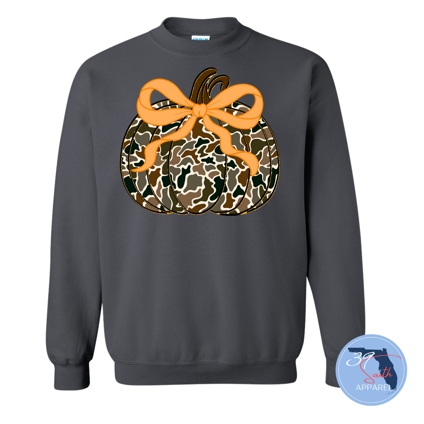 Camo Pumpkin Crewneck