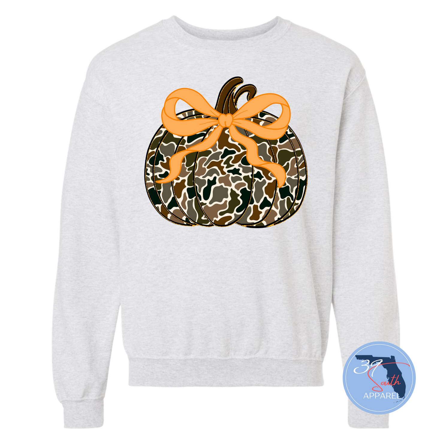 Camo Pumpkin Crewneck