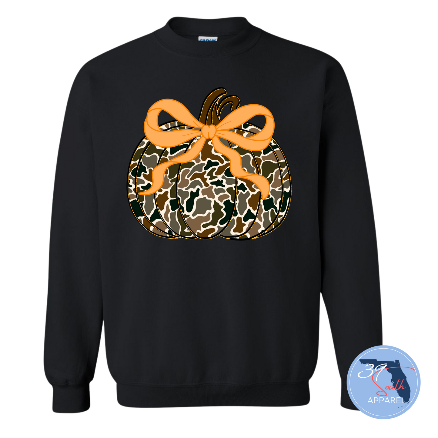 Camo Pumpkin Crewneck