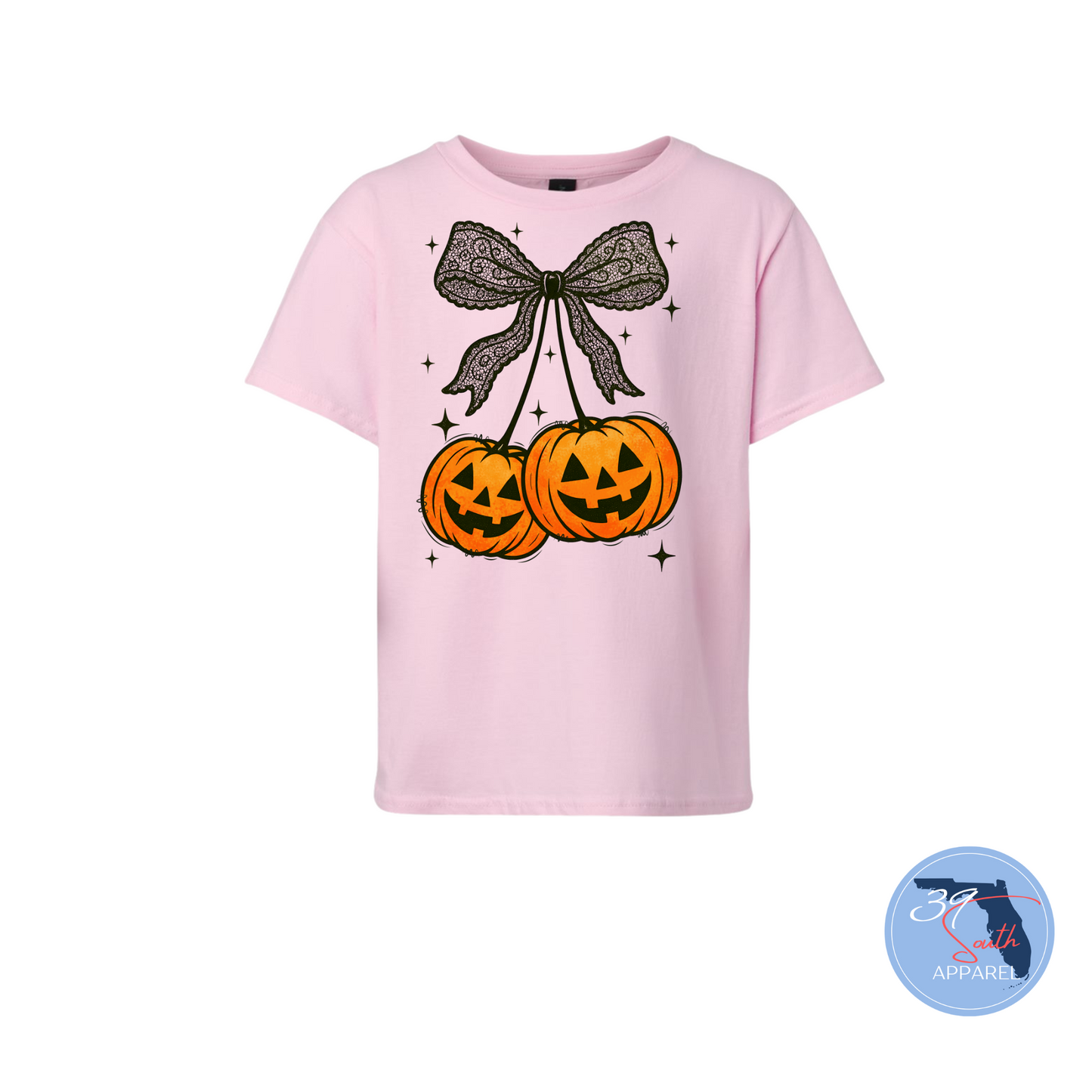 Youth Softstyle Pumpkin Fall Croquette Tee