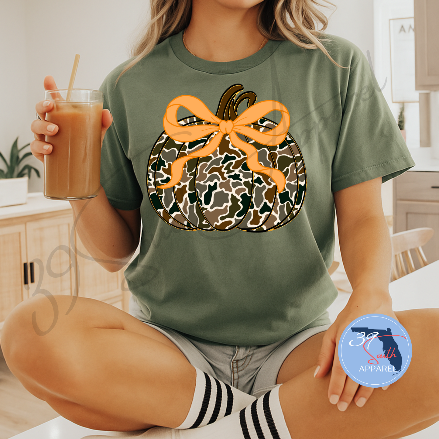 Camo Pumpkin Tee