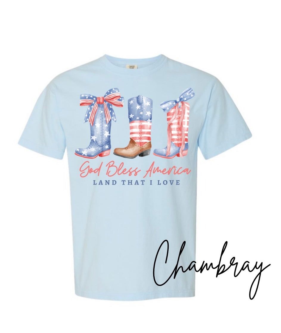 Boots & Bows Comfort Colors