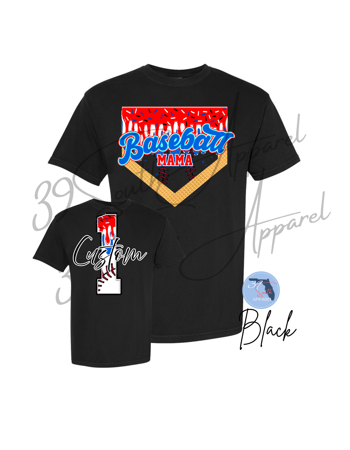 Mama Drippy Front and Custom Back