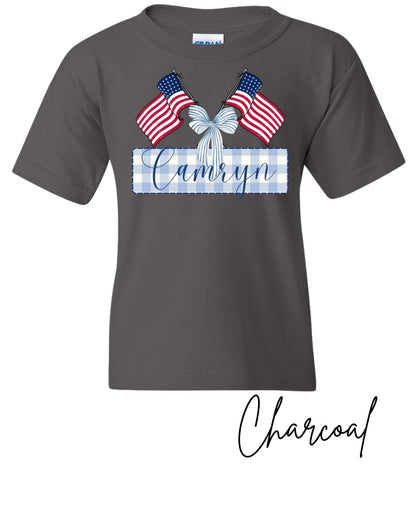 YOUTH Custom USA name Girly