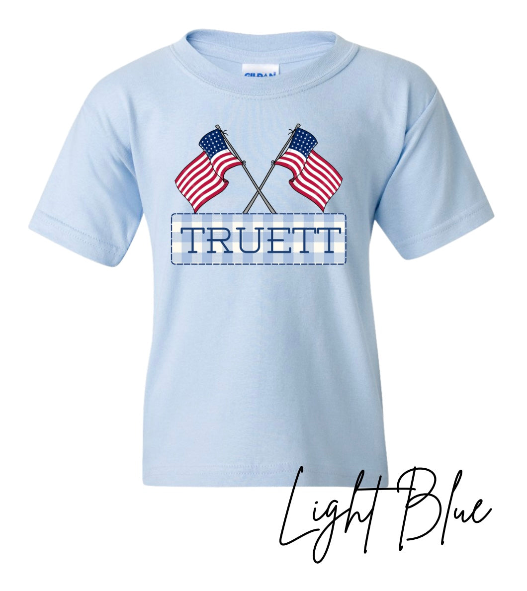 YOUTH Custom USA name Boy