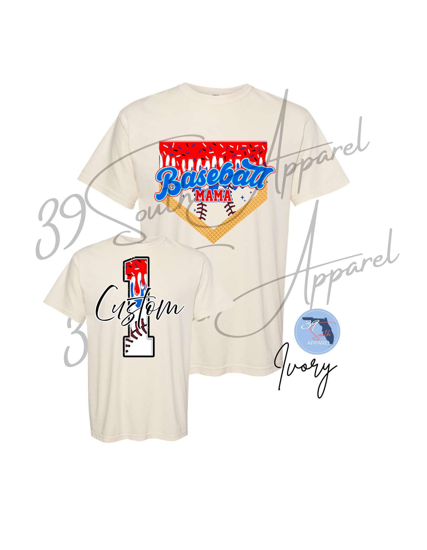 Mama Drippy Front and Custom Back
