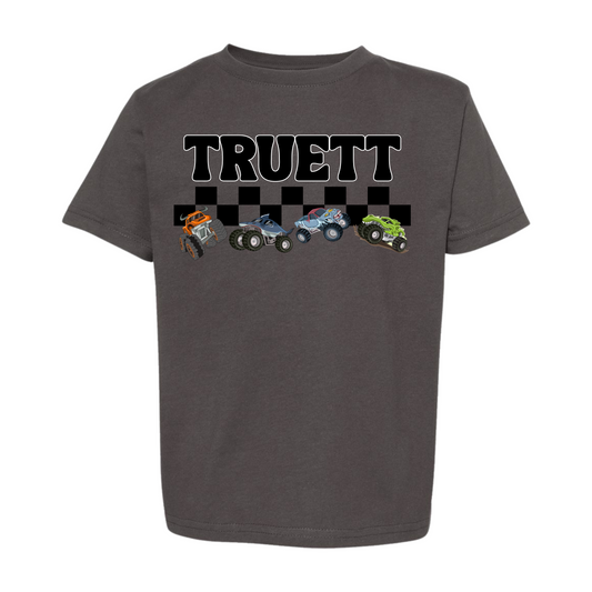 Custom Name Monster Truck Tee