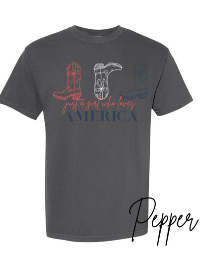 Just a girl Comfort Colors