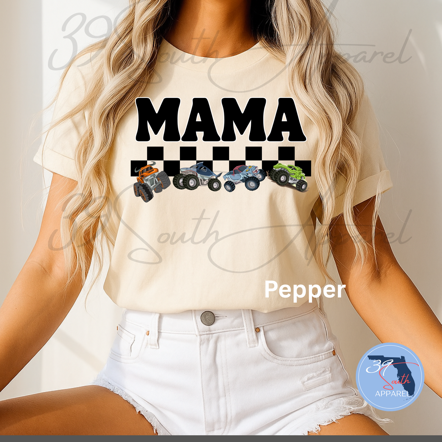 Mama Monster Truck Tee
