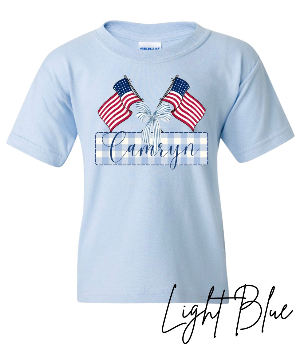 YOUTH Custom USA name Girly