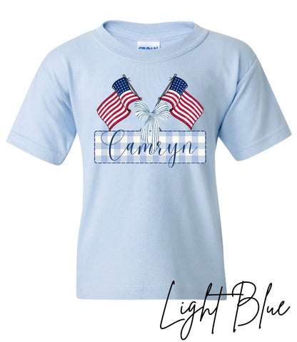 YOUTH Custom USA name Girly