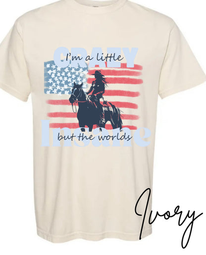 I’m a little crazy Comfort Colors