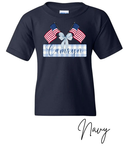 YOUTH Custom USA name Girly