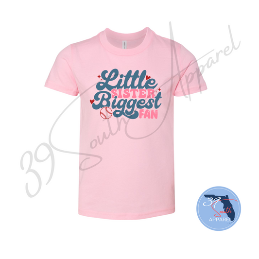 Little Sister Biggest Fan T-Shirt