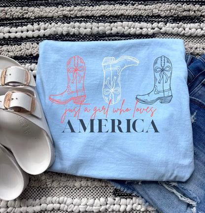 Just a girl Comfort Colors