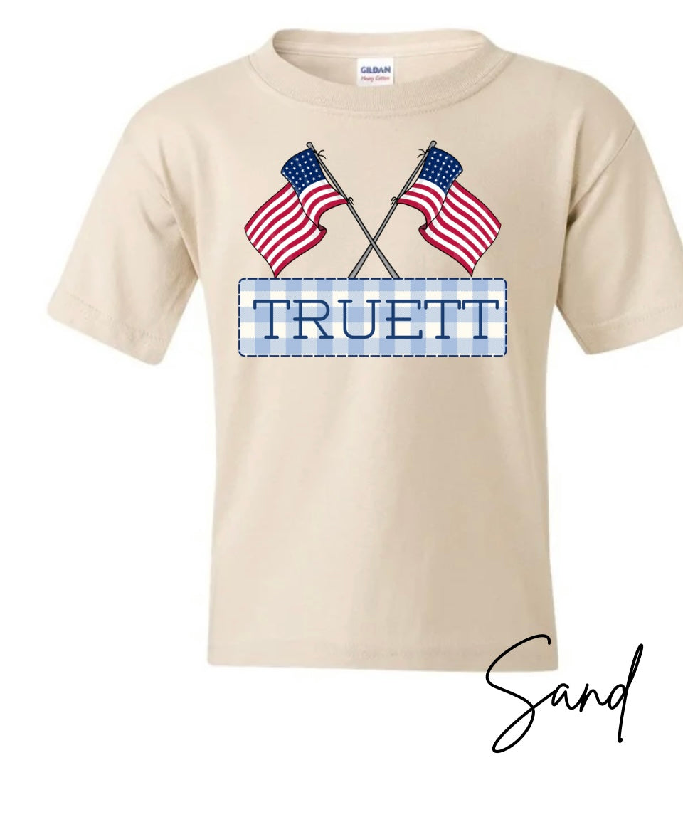 YOUTH Custom USA name Boy