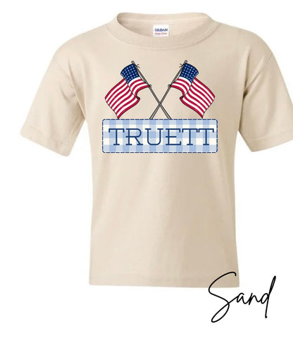 YOUTH Custom USA name Boy