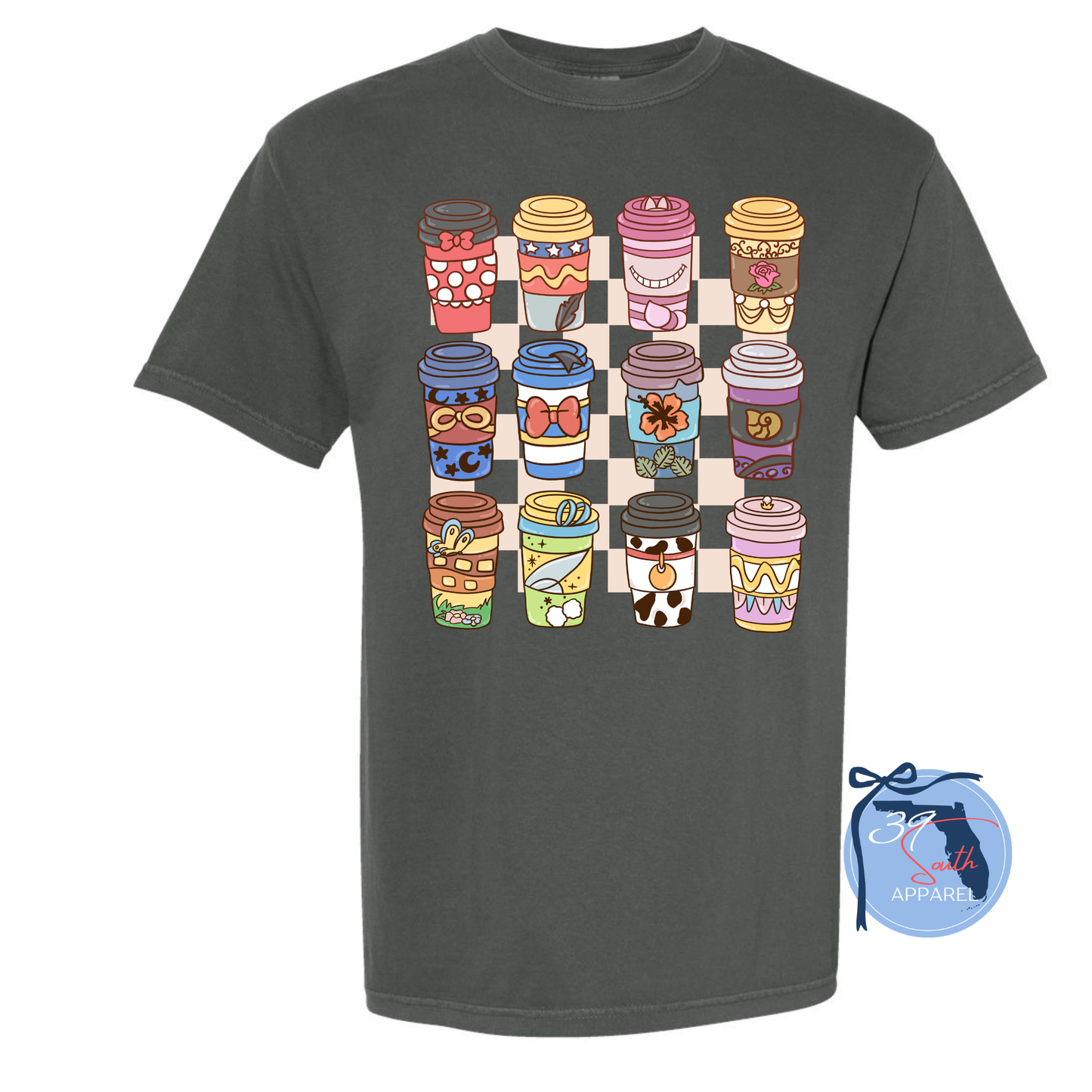 Character Coffee Cups Tee