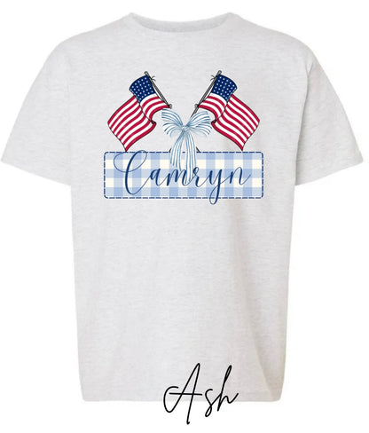 YOUTH Custom USA name Girly