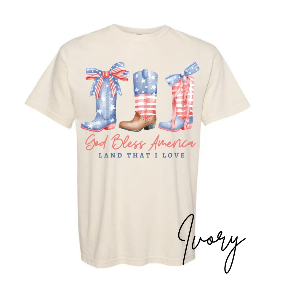 Boots & Bows Comfort Colors