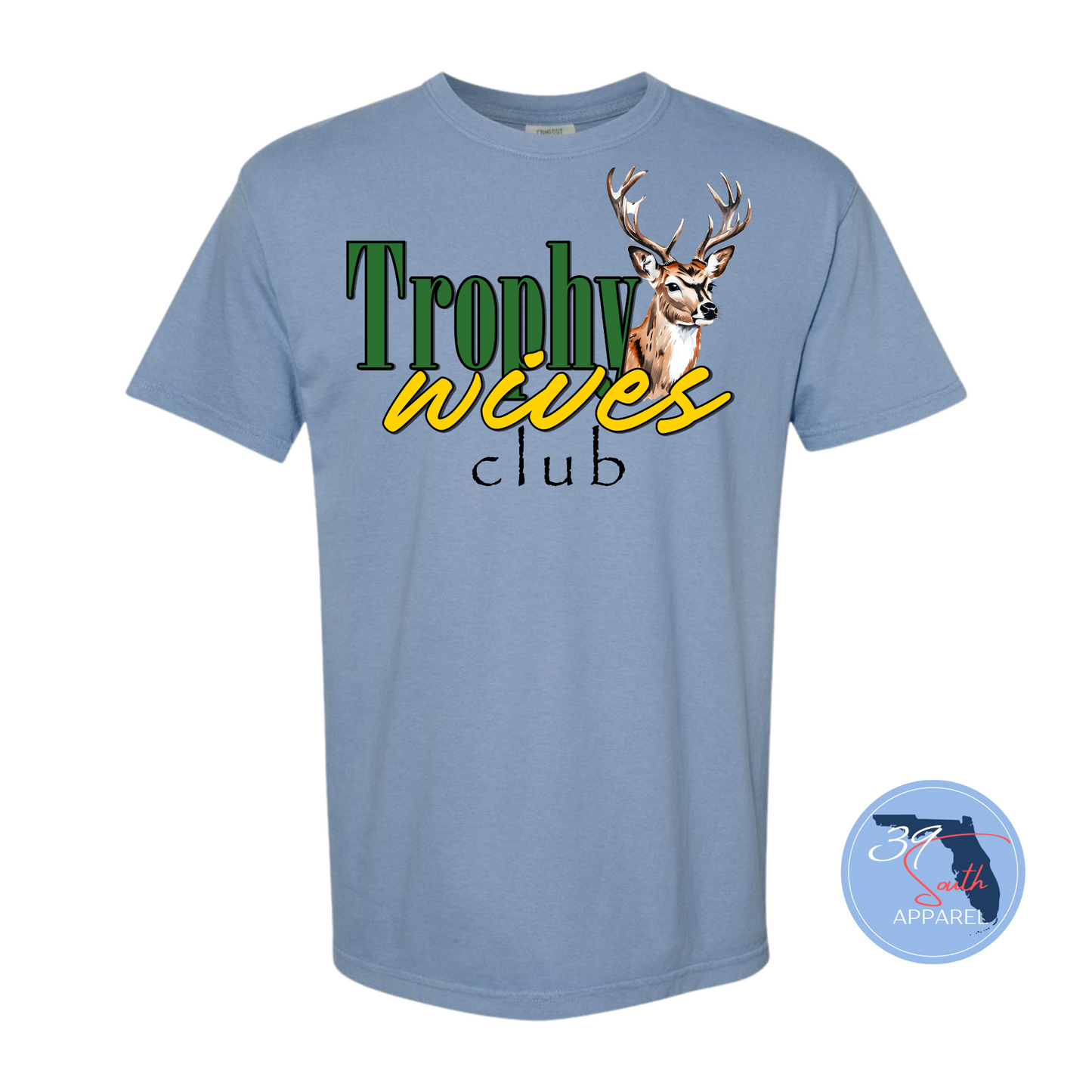Trophy Wife Tee (Yellow Lettering)