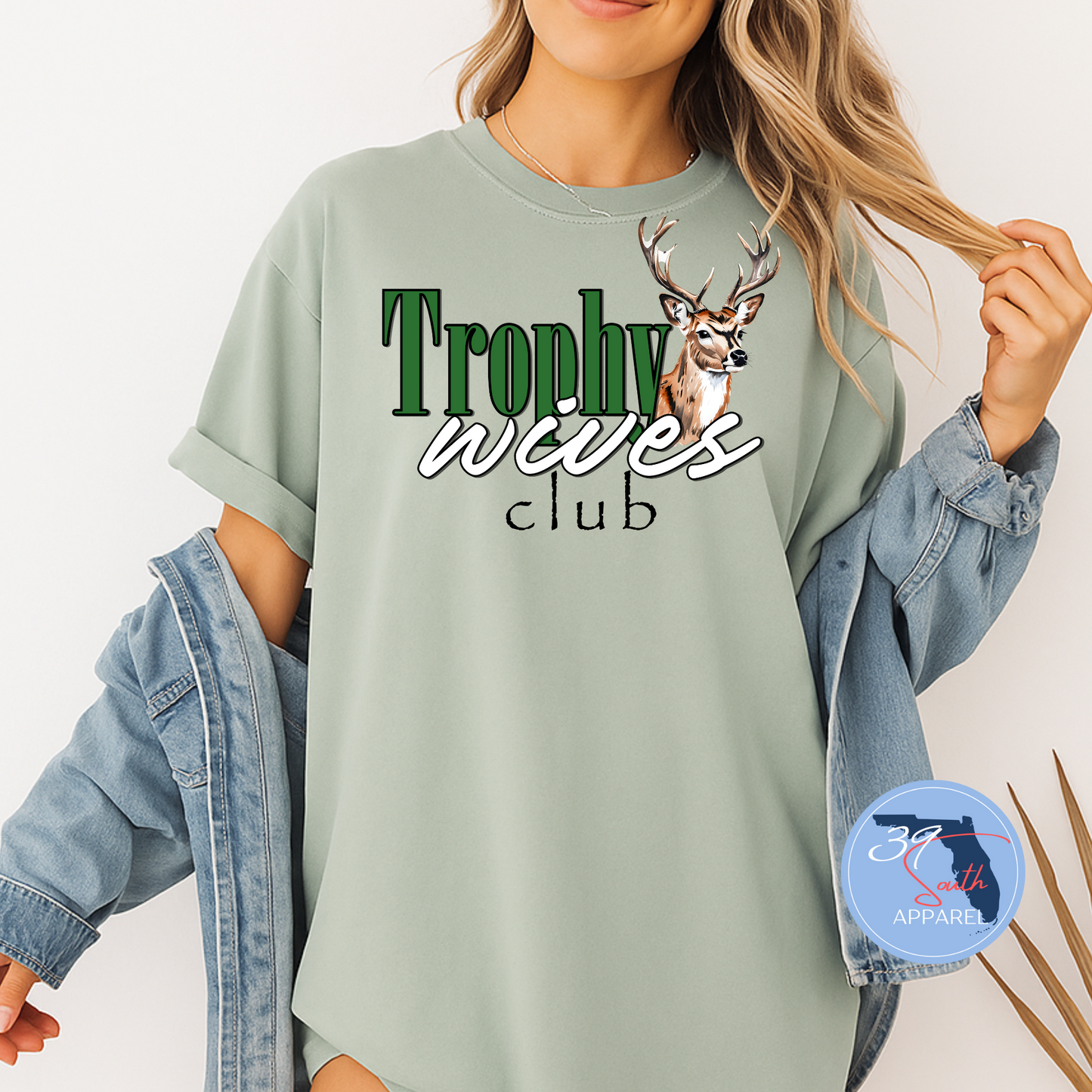 Trophy Wife Tee (White Lettering)