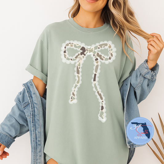 Duck Camo Bow Tee