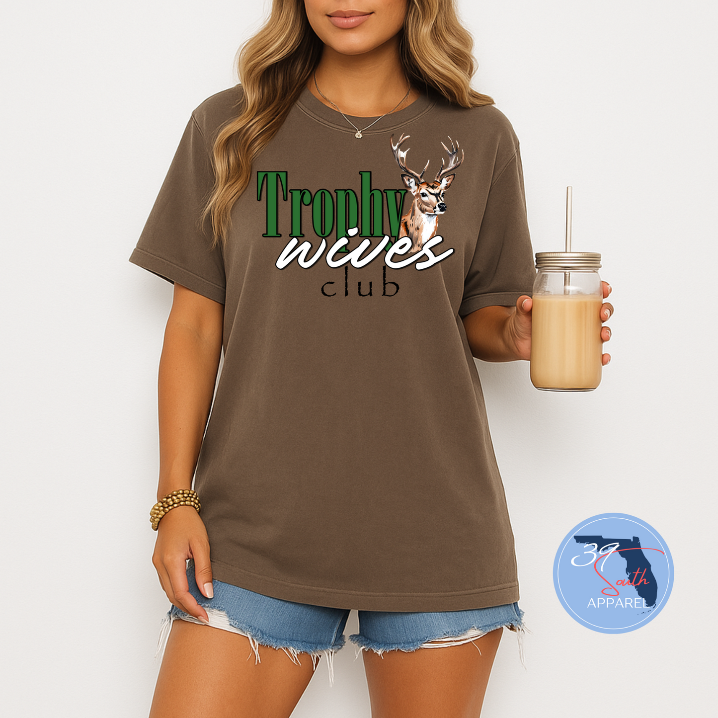 Trophy Wife Tee (White Lettering)
