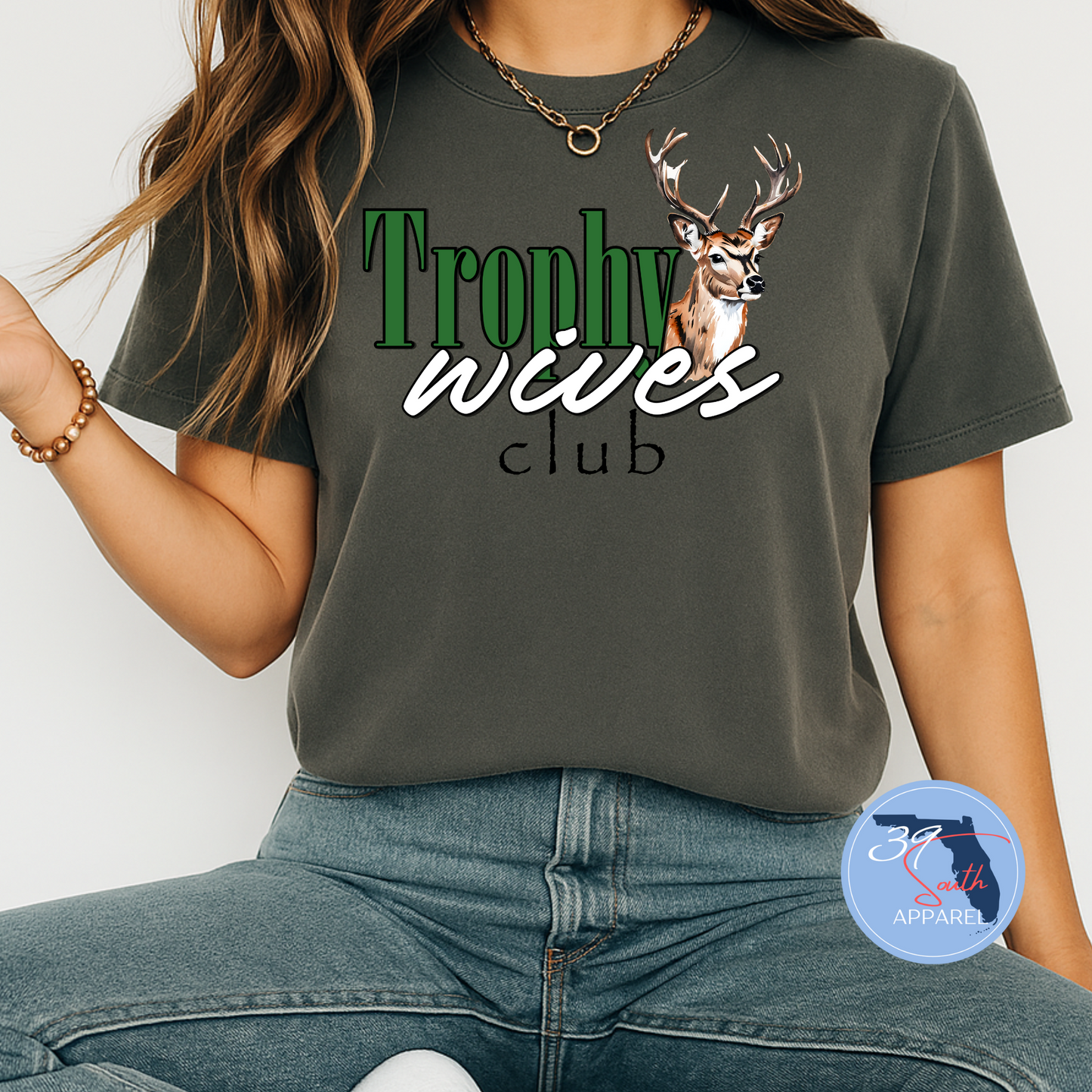 Trophy Wife Tee (White Lettering)