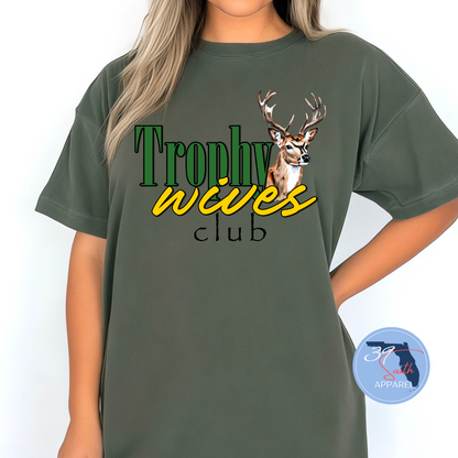 Trophy Wife Tee (Yellow Lettering)