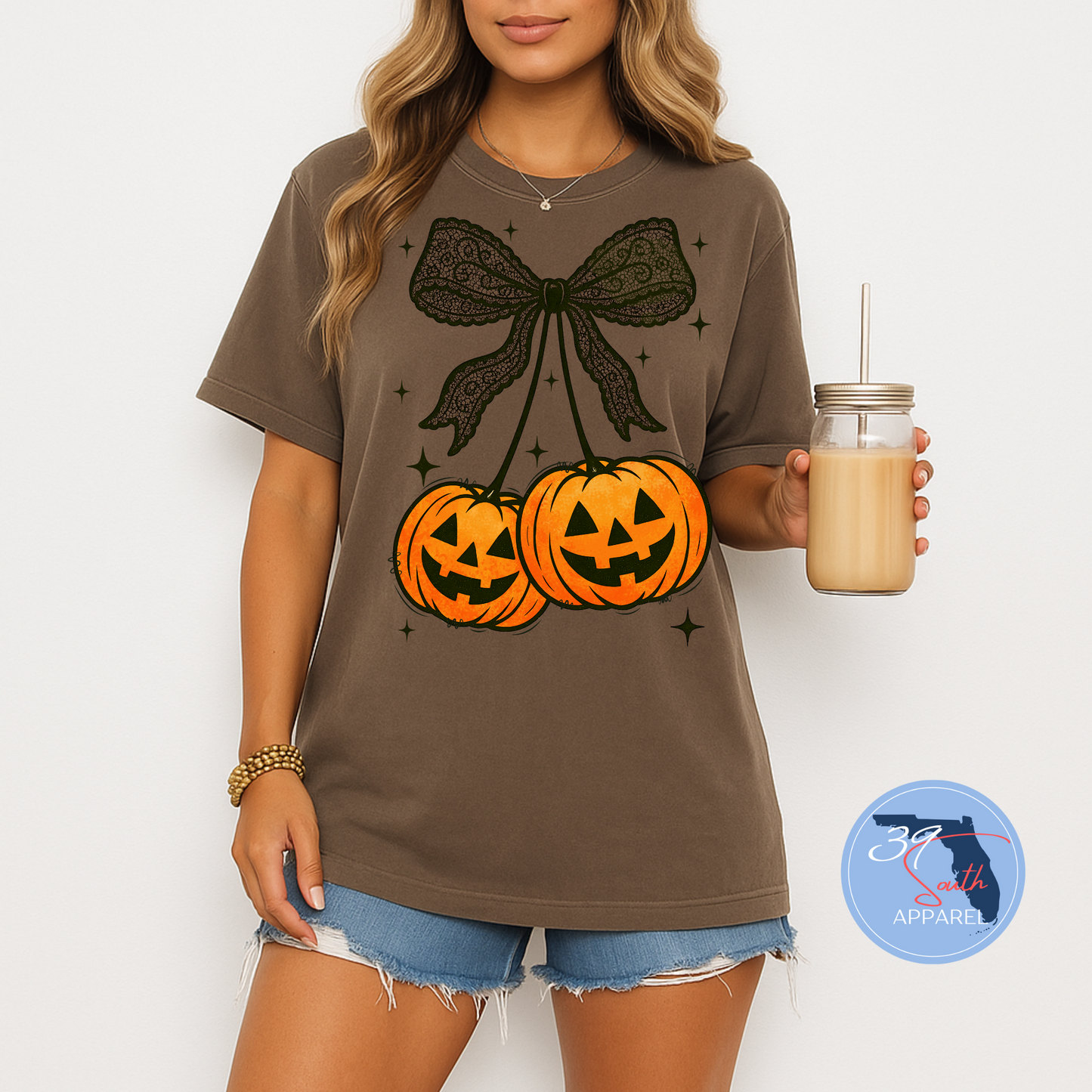 Pumpkin Fall Croquette Tee