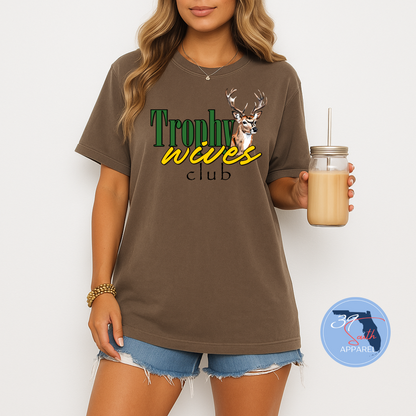 Trophy Wife Tee (Yellow Lettering)