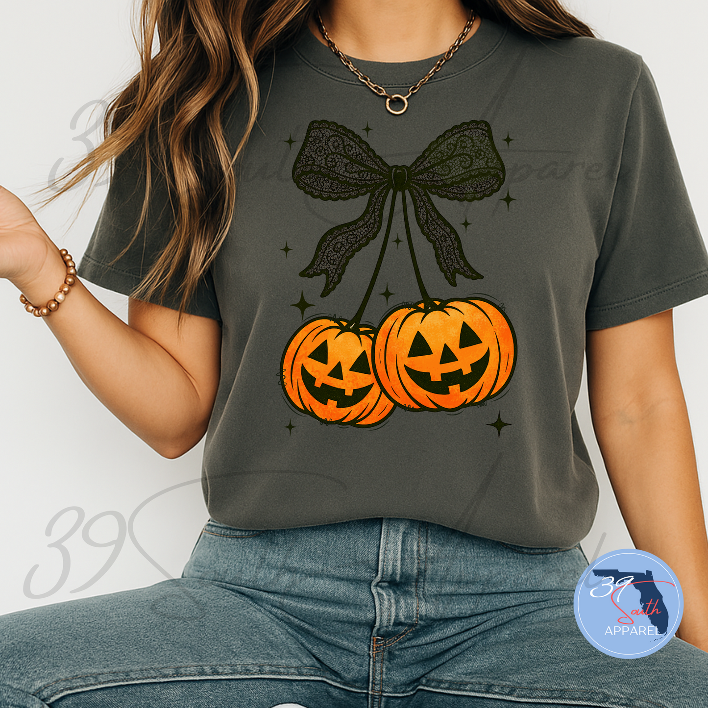 Pumpkin Fall Croquette Tee