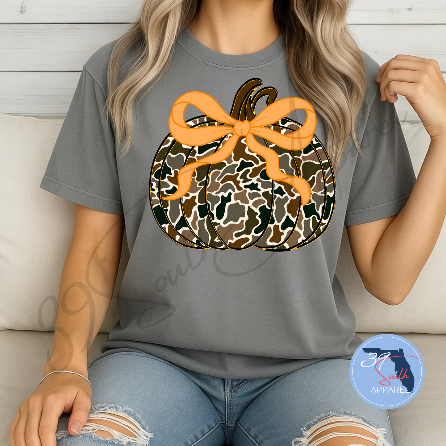 Camo Pumpkin Tee