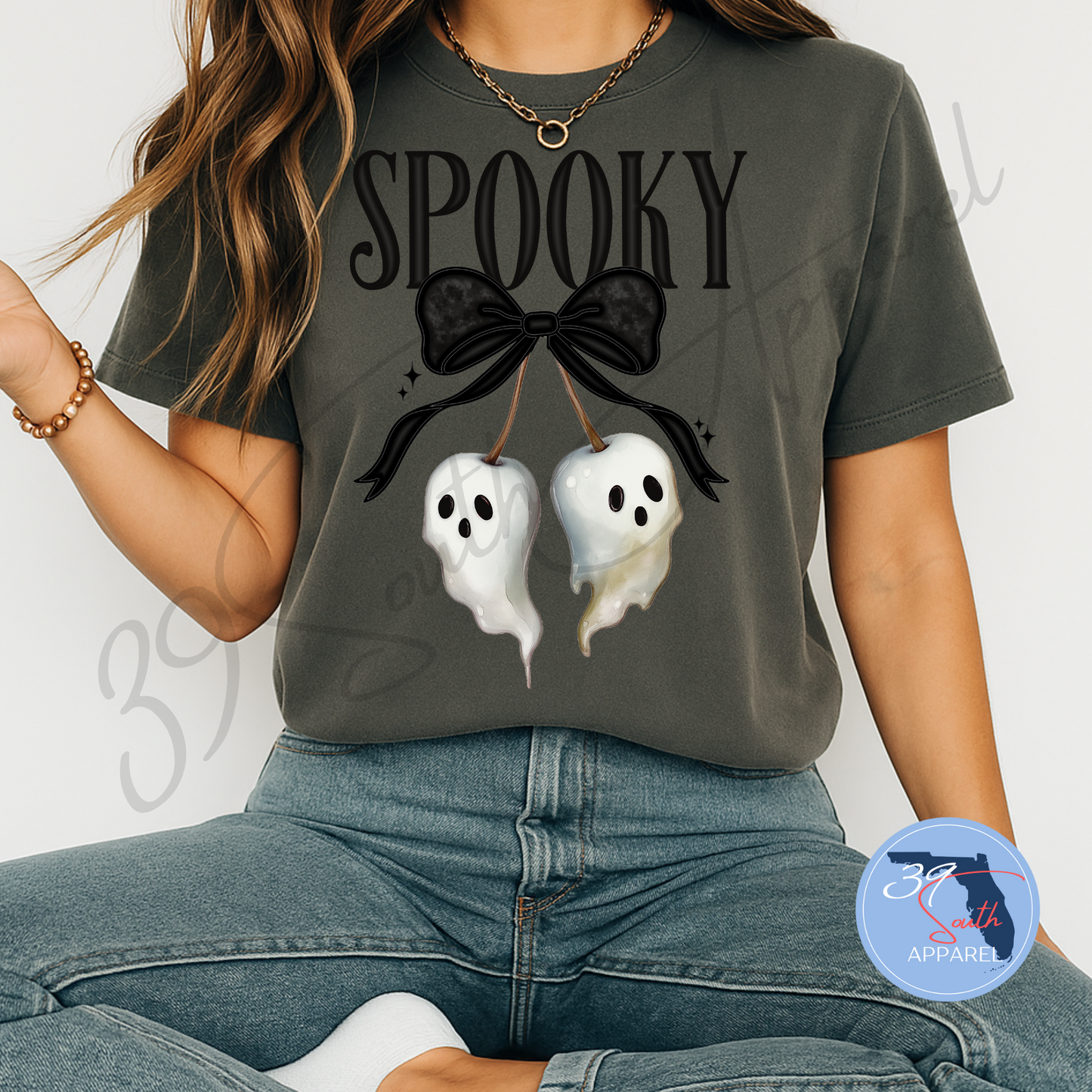Spooky Ghost Cherry T-Shirt