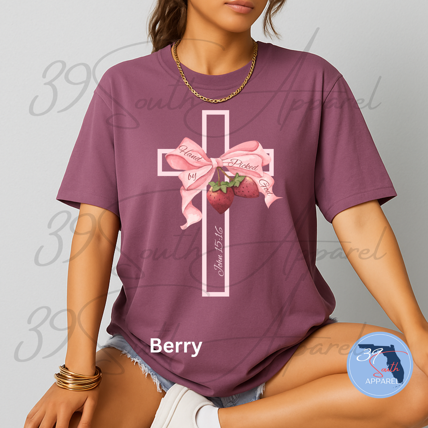 Hand Picked Cross T-Shirt