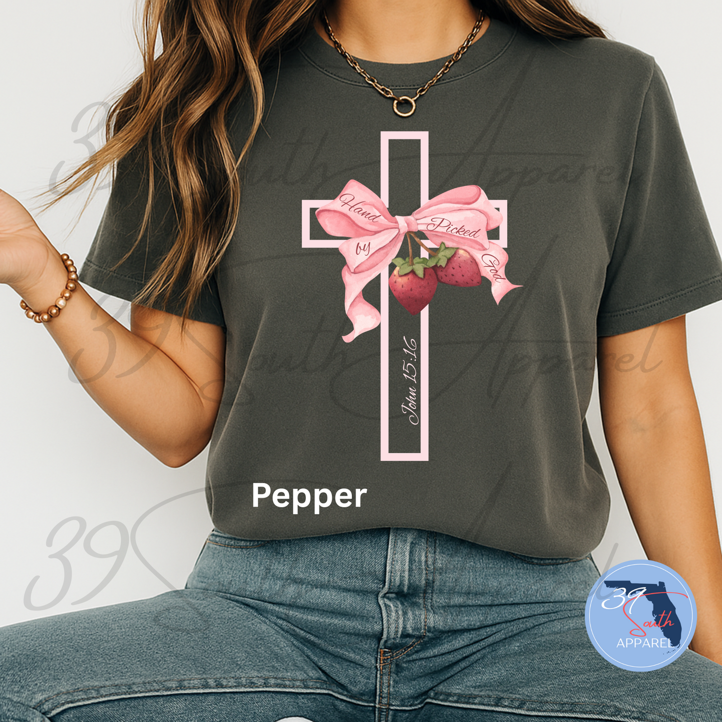 Hand Picked Cross T-Shirt