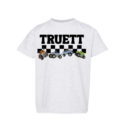 Custom Name Monster Truck Tee