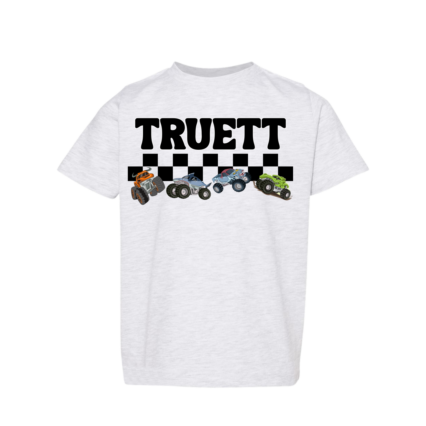 Custom Name Monster Truck Tee